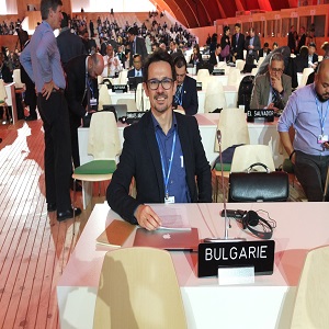 Radoslav Dimitrov at the UN Climate Conference in Paris