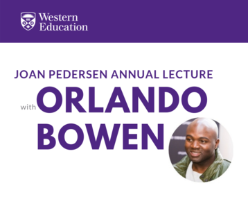 Joan Pedersen Annual Lecture with Orlando Bowen