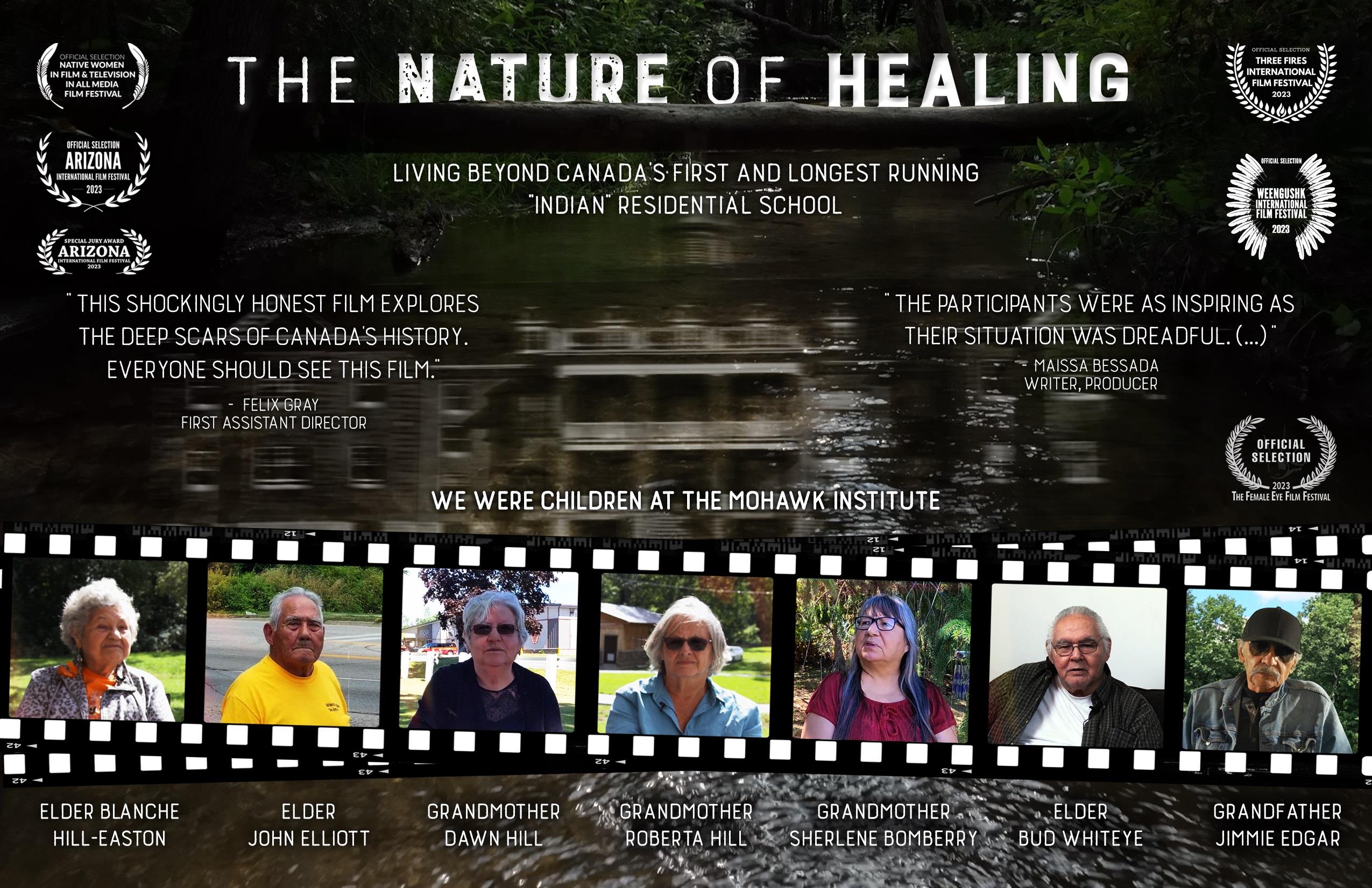A promotional poster for The nature of Healing