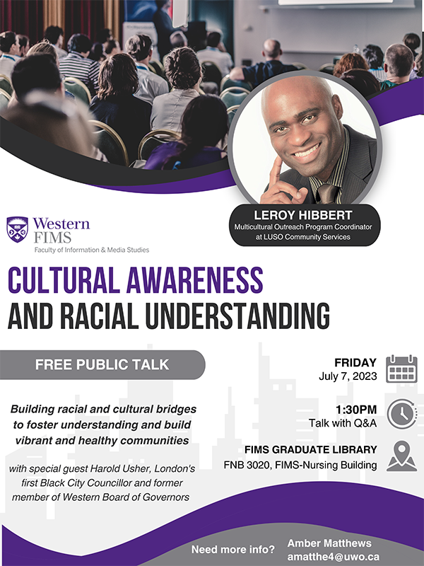 Leroy Hibbert event poster.