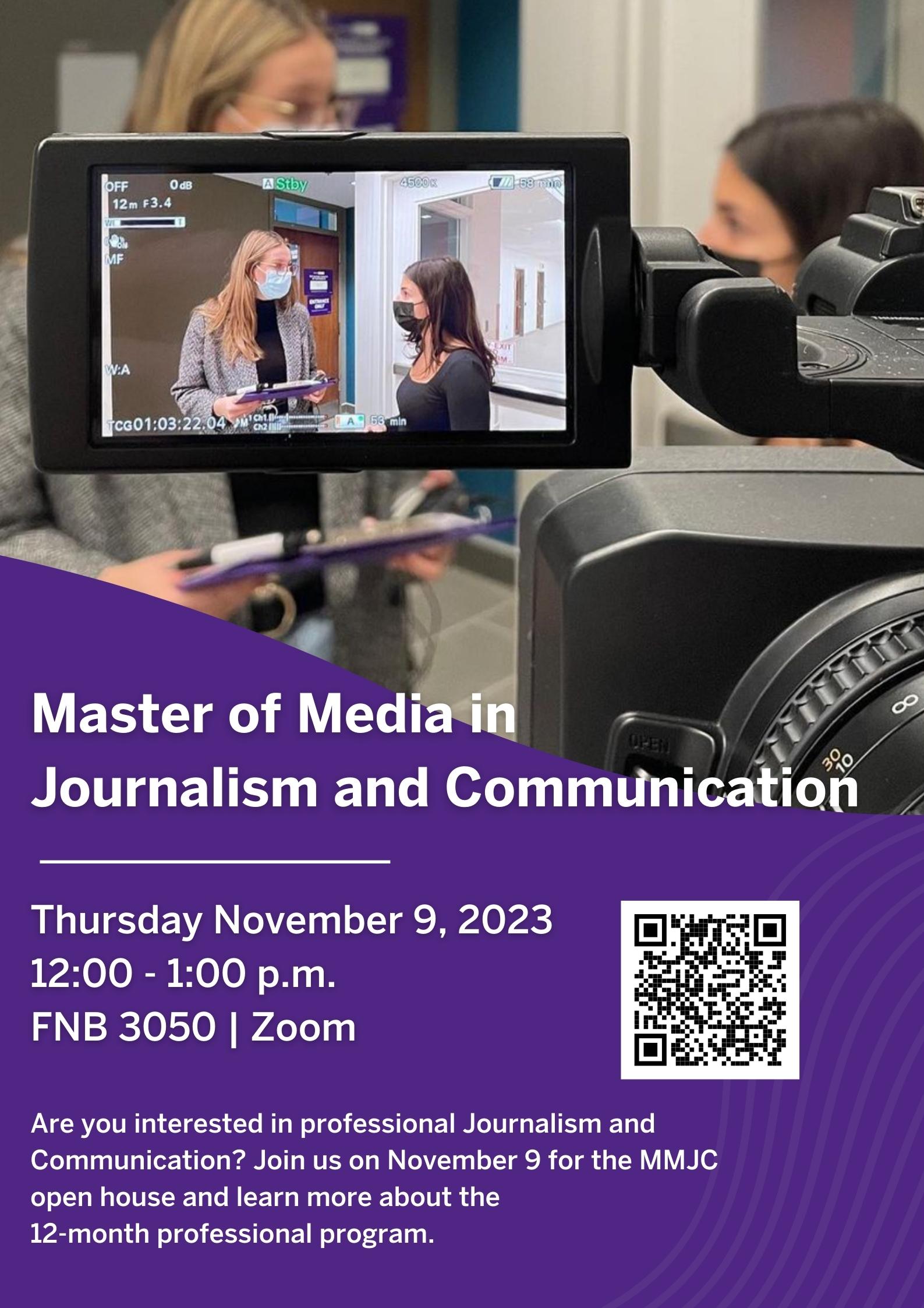 MMJC Open House Poster