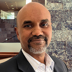 Headshot of Mohamed Satti.
