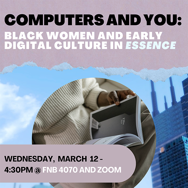 Event poster for Computers and You