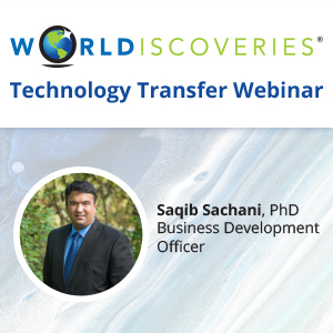 WORLDiscoveries logo and saqib sachani picture