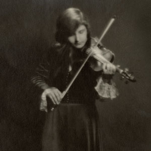 Girl playing violin