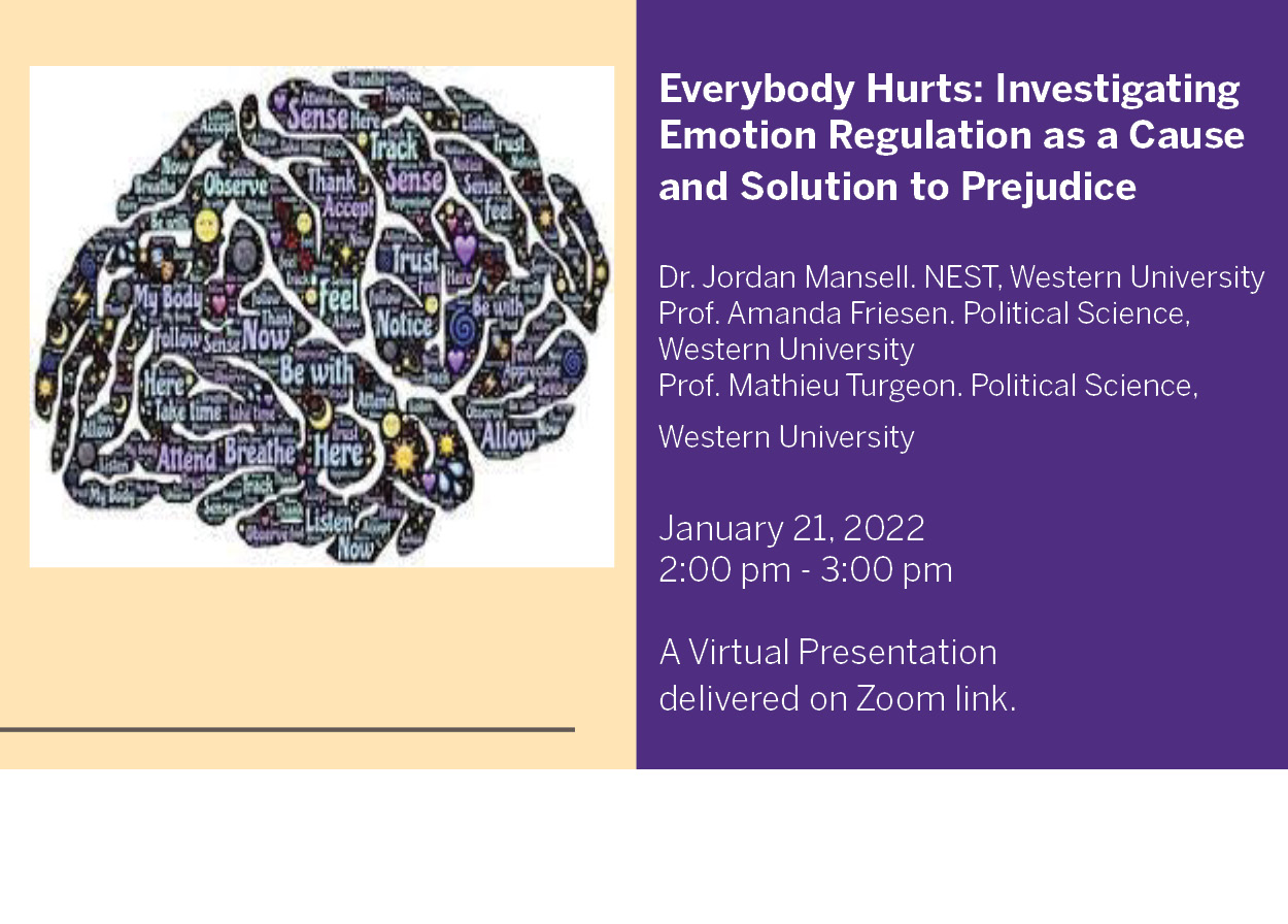 Everybody Hurts: Investigating Emotion Regulation as a Cause and Solution to Prejudice 