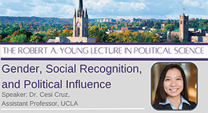 Gender, Social Recognition, and Political Influence
The Robert A. Young Lecture in Political Science