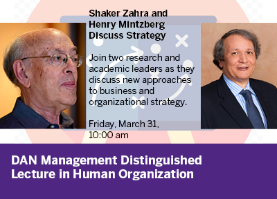 Shaker Zahra and Henry Mintzberg Discuss Strategy