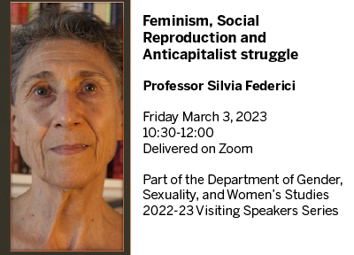 Professor Silvia Federici