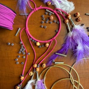 Dreamcatcher and supplies