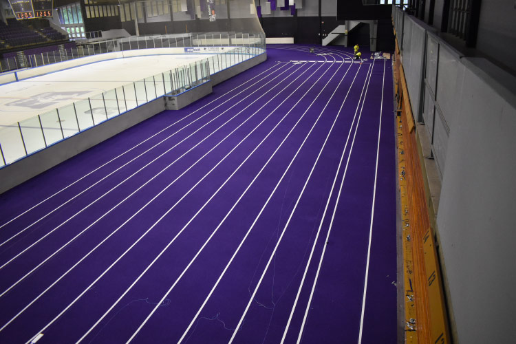 Ice rink and indoor walking track, Thompson Arena